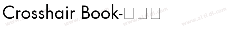 Crosshair Book字体转换